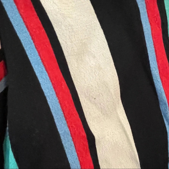 Eloquii Multicolor Striped Tie Neck Cold Shoulder Blouse 16 Women’s - Picture 6 of 14